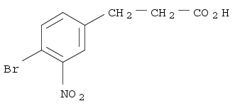 Benzenepropanoic acid, 4-bromo-3-nitro-
